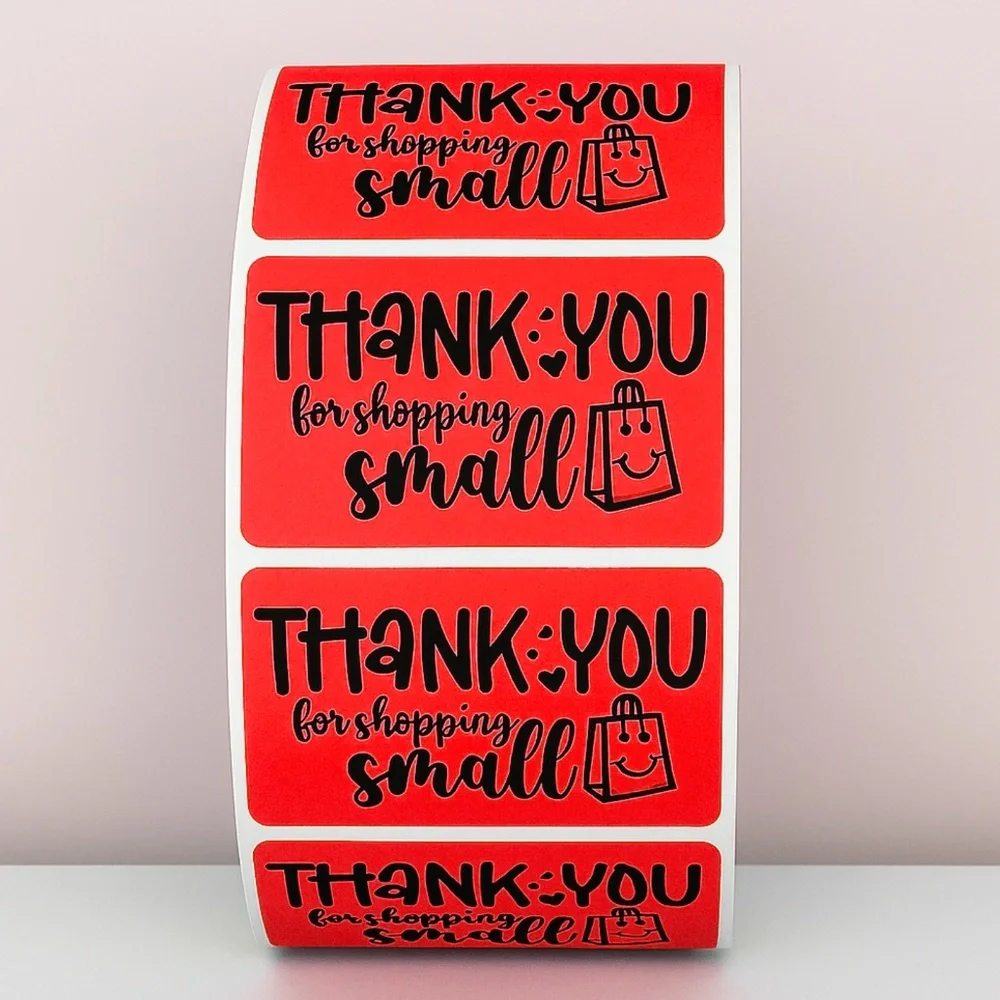 Thank You for Shopping Small Stickers Packaging Labels for Small Business Order - Picture 7 of 11